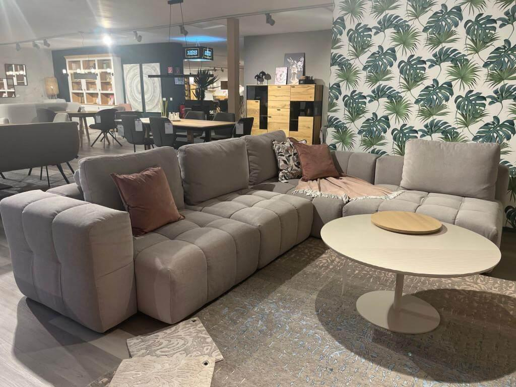 Schöner Wohnen-Kollektion - Ecksofa Elements Stoff Easy Care Light Grey Grau - 4