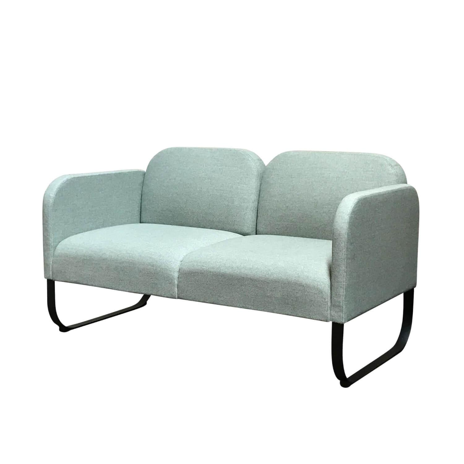 Johanson Design - Sofa Bail Stoff Camira Mainline Flax Monument MLF09 Gestell RAL 9005 - 1