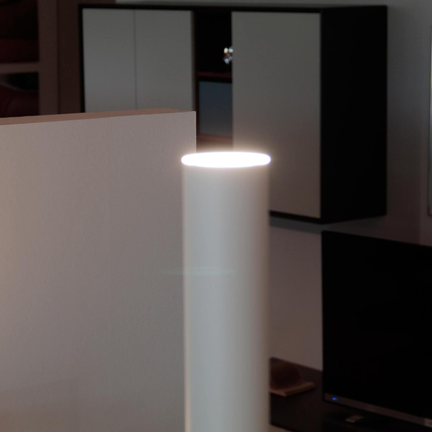 Stehleuchte Croma Metall Matte White 9010 Weiß Inklusive LED