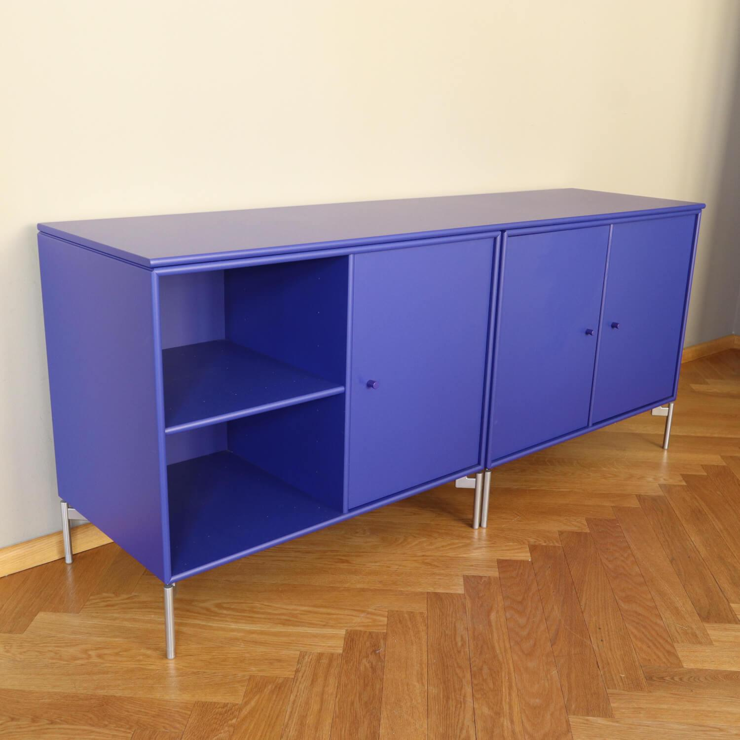 Montana - Sideboard Save Lack 135 Monarch Blau Beine Chrom - 6