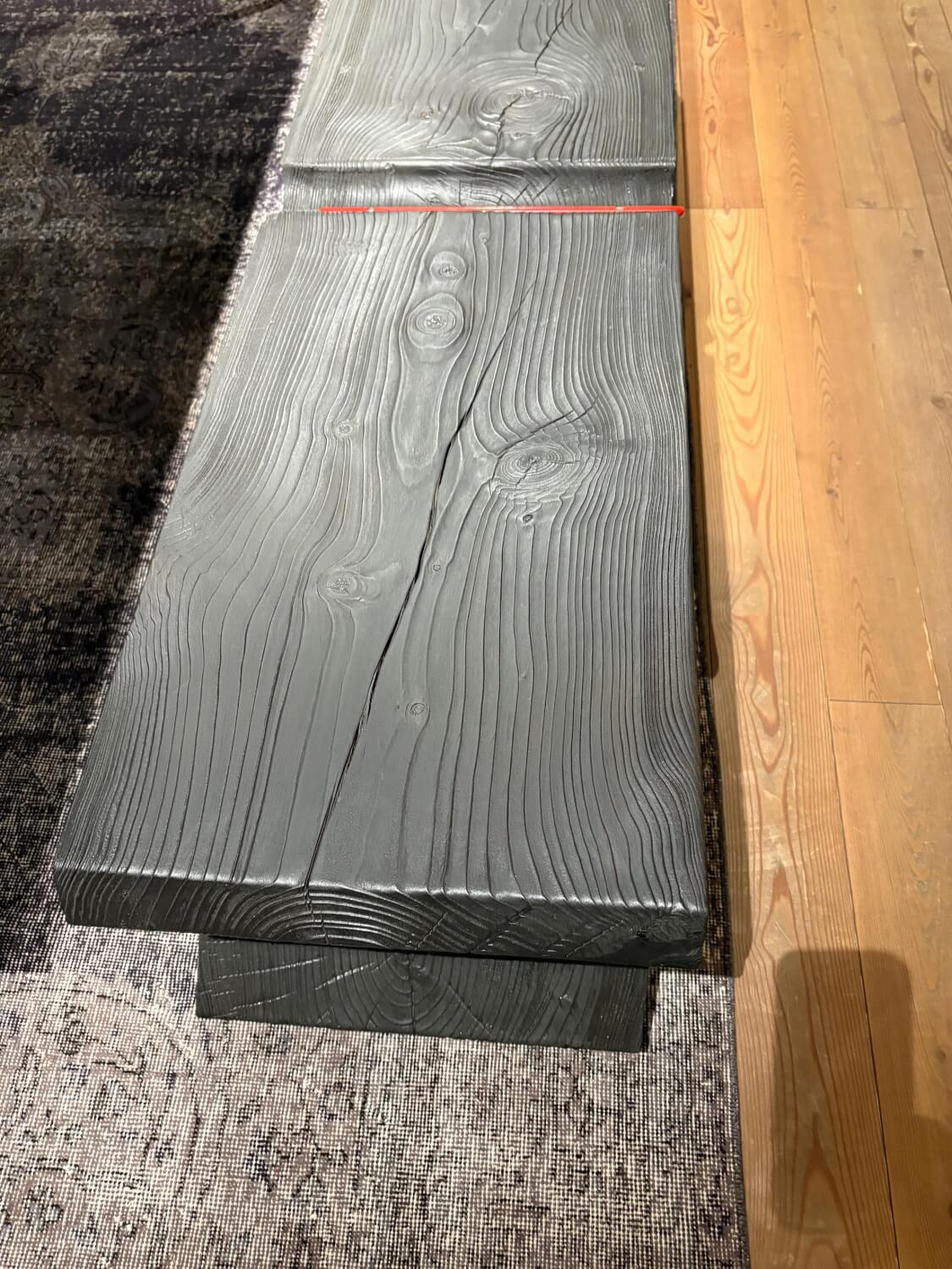 Riva1920 - Bank Molletta Medium Massives Zedernholz Geköhlt - 4