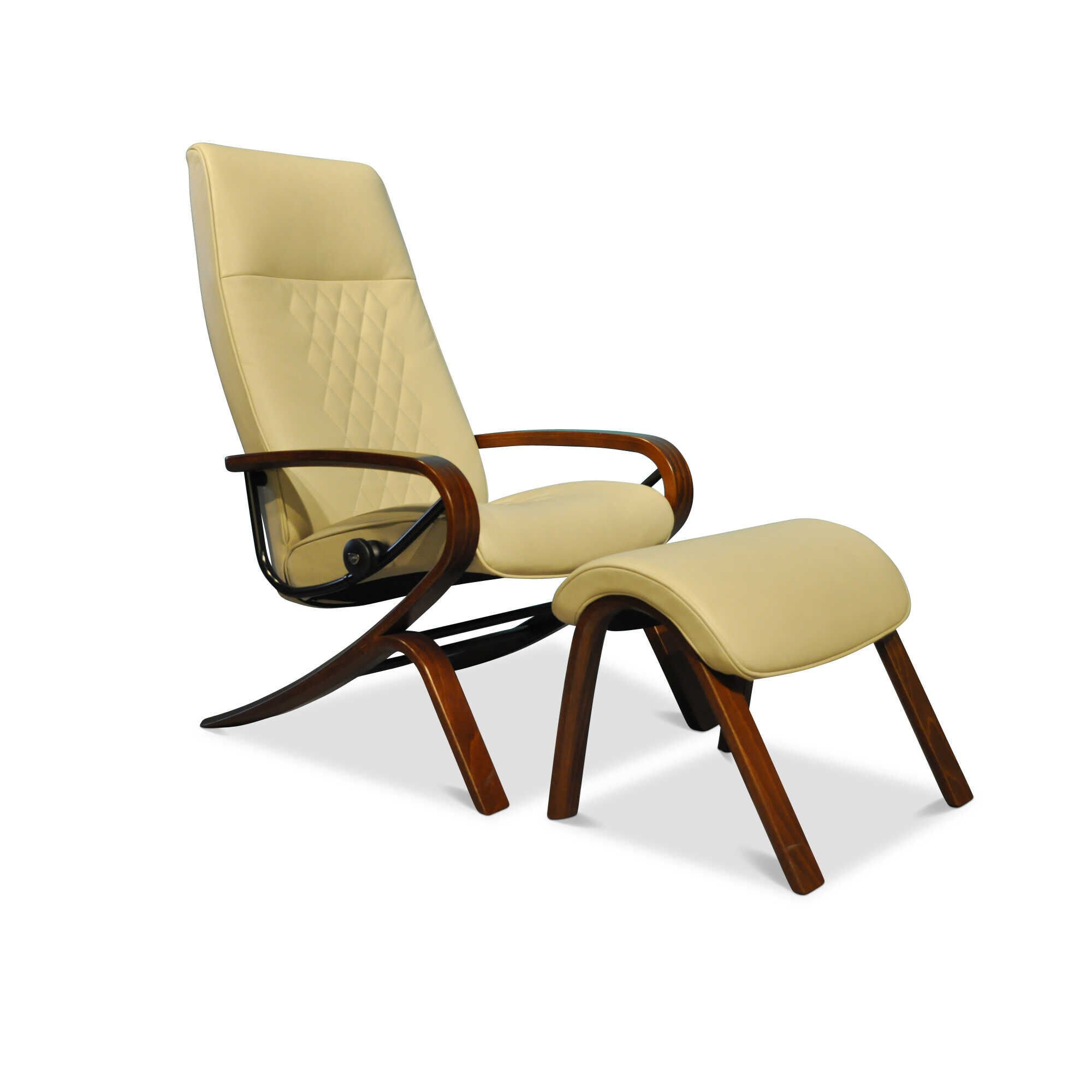 Stressless - Sessel You Michael Leder Cori Fog Mit Hocker - 1