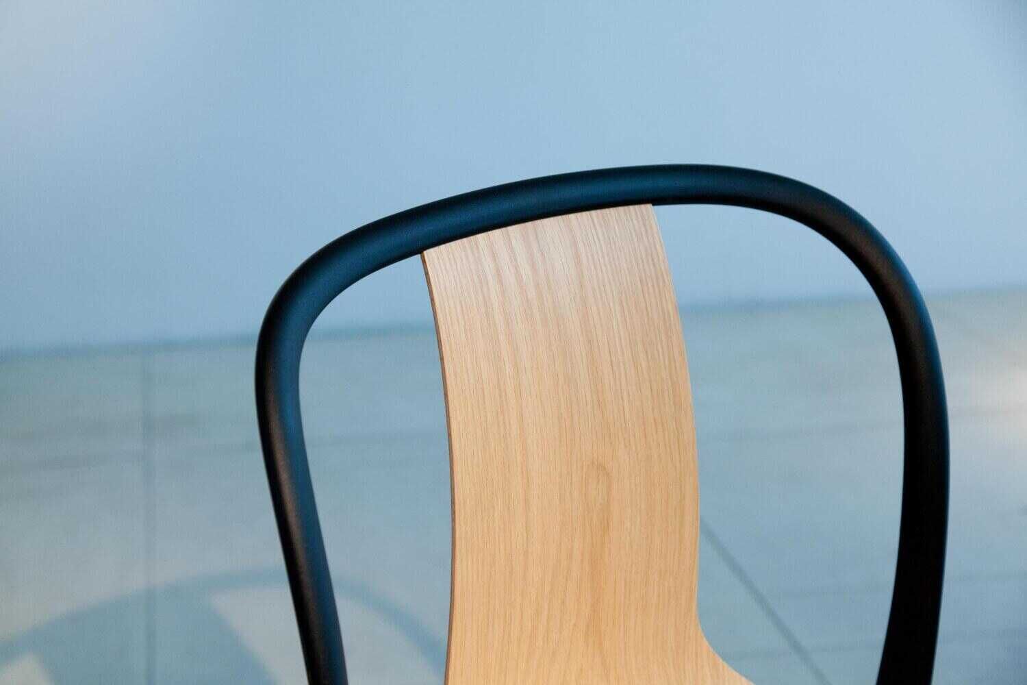 Vitra - Stuhl Belville Chair Holz Buche Schwarz - 5