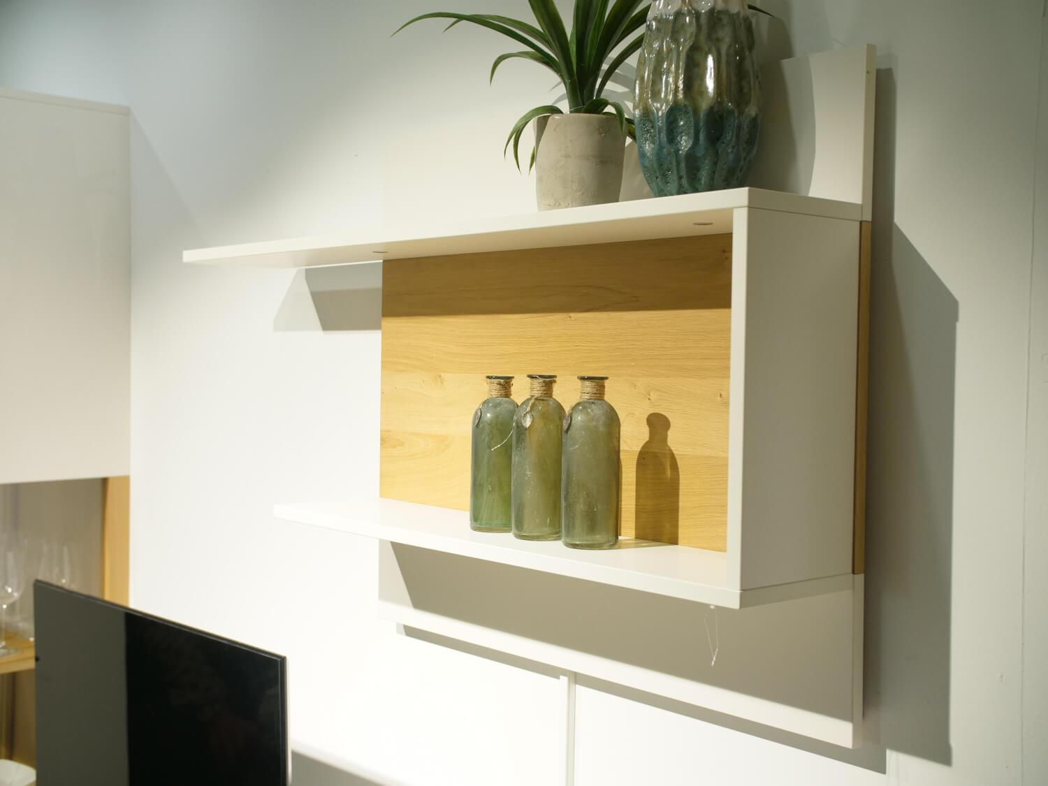 Loddenkemper - Wohnwand Mondo Futura 9750 Lack Bianco Weiß Matt PG2 - 10