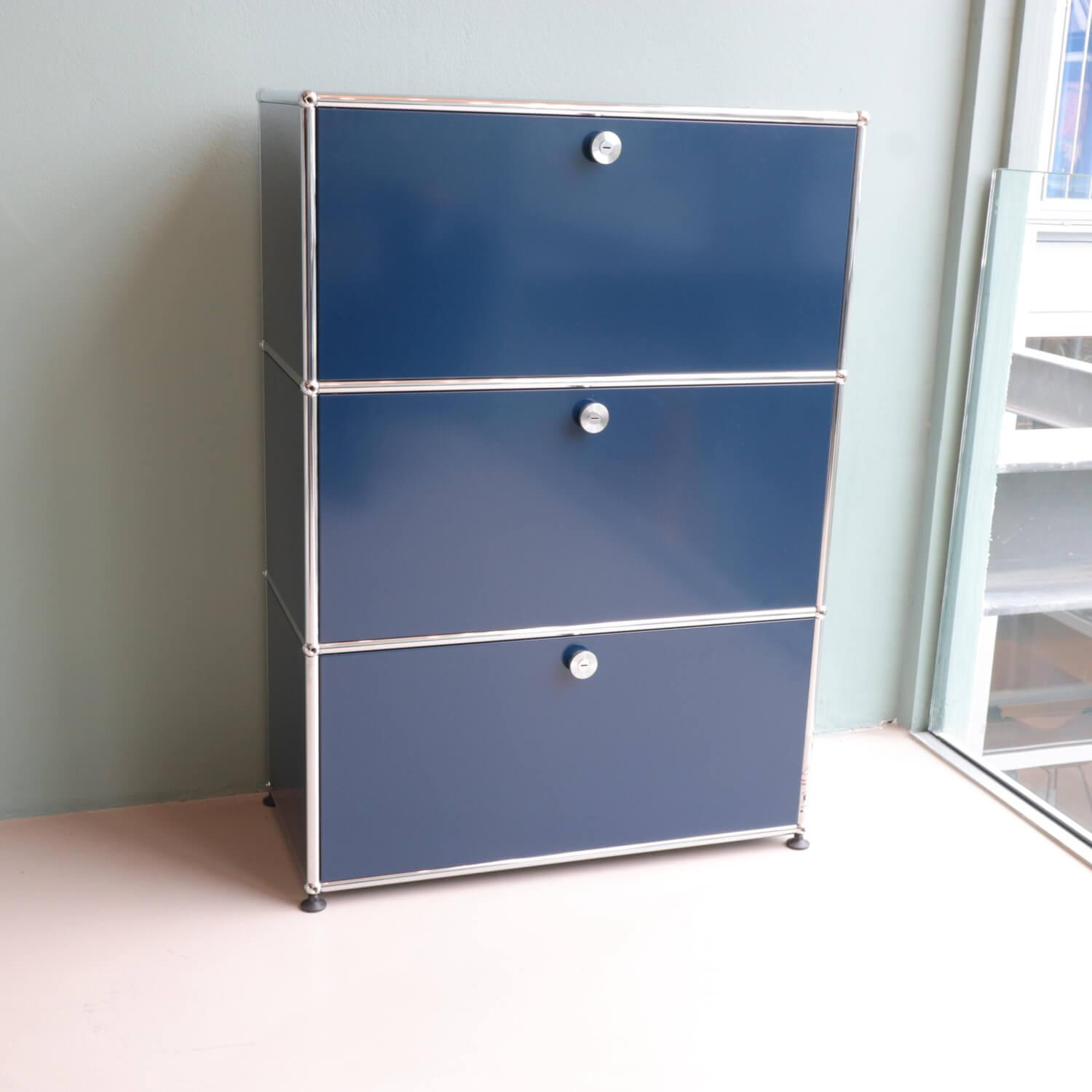 USM Haller - Home Office Regal Stahlblau - 7