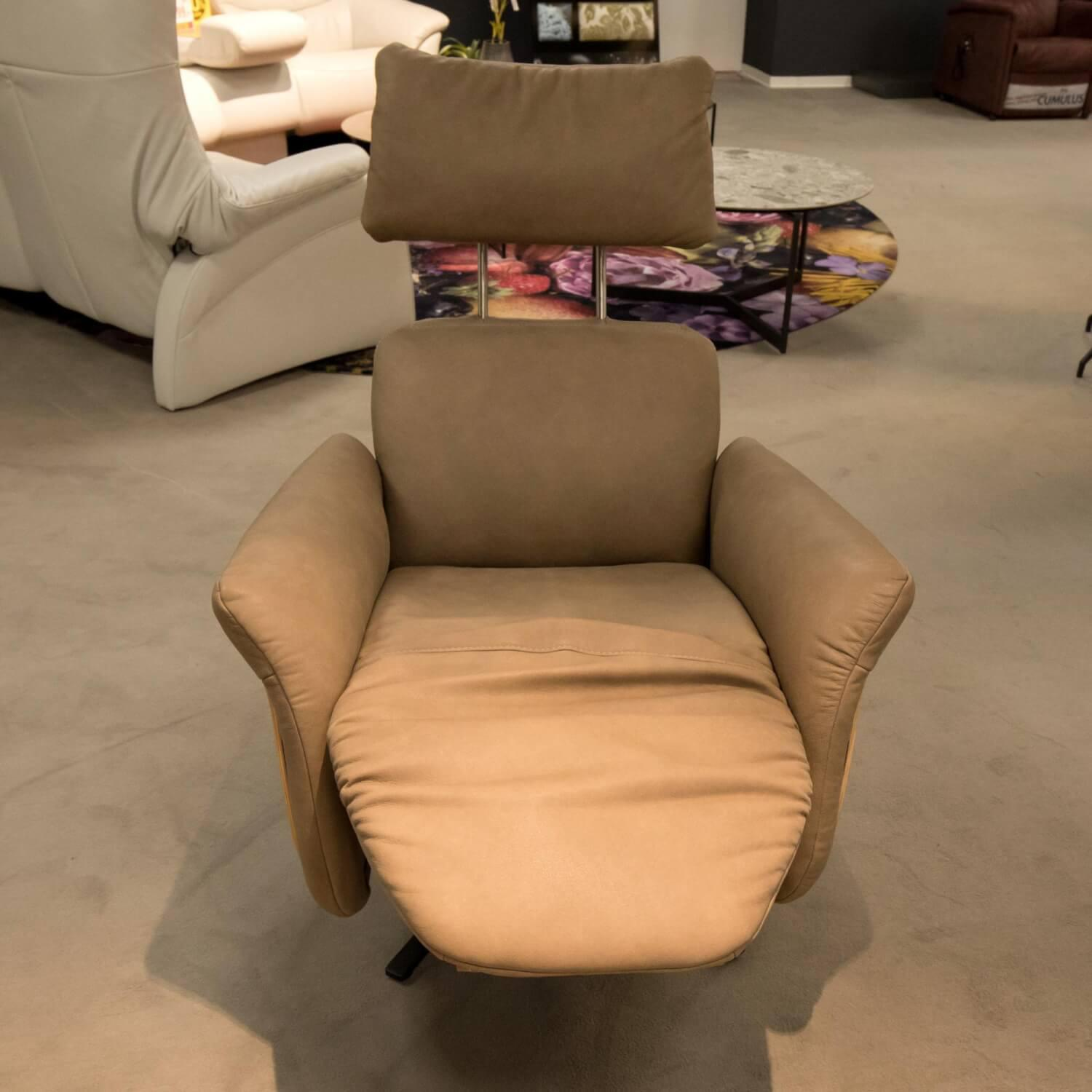 himolla - Relaxsessel 7151 Leder 27 Leonessa Desert Holzteile Wildeiche Bianco 2 Motorisch - 4