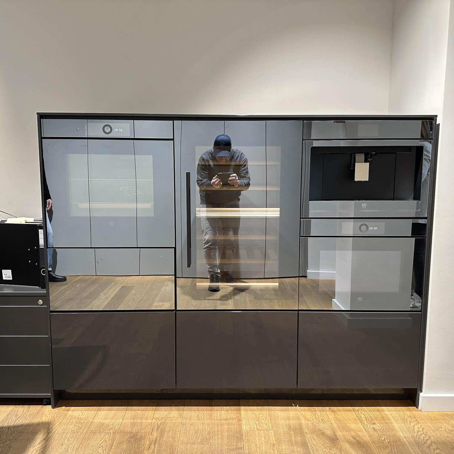 Siematic - Sideboard Kaffeeautomat Lack Graphitgrau Glänzend Inklusive E-Geräte - 2