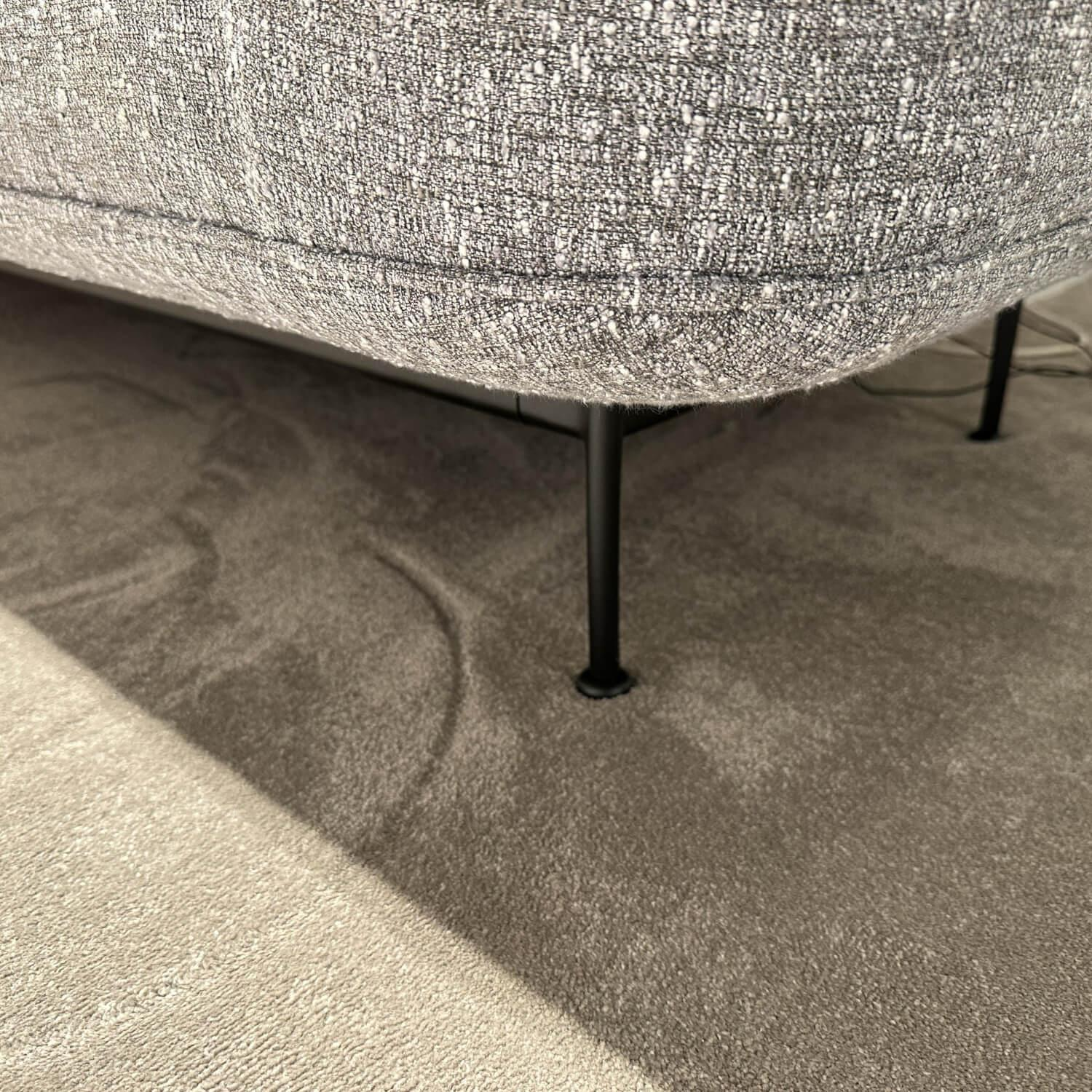 Sofa Andes Stoff Fynn Anthrazit Keder Wie Bezug Fuß Black Grey Pulverbeschichtet