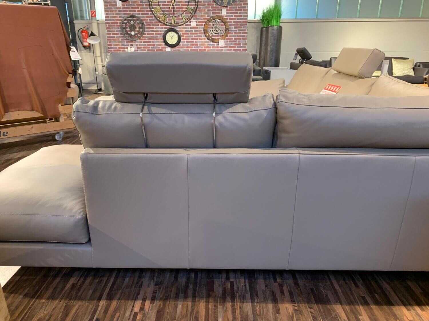 Meisterstücke - Ecksofa M100 Leder Braun Beige - 3