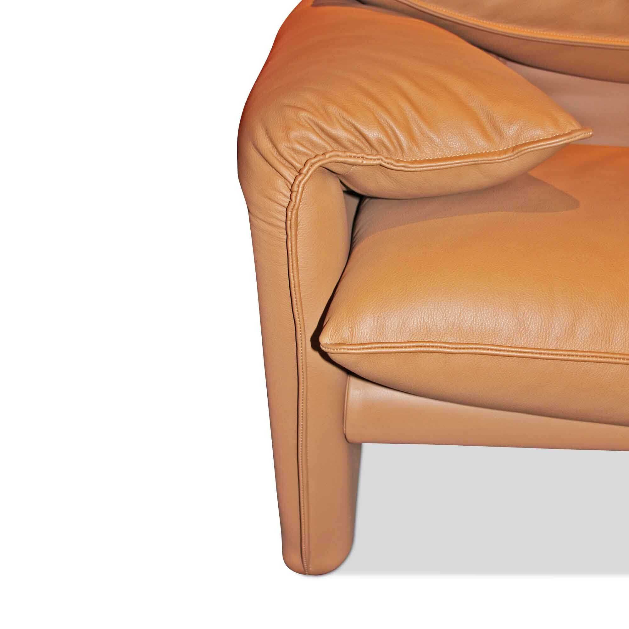 Cassina - Sofa Maralunga Leder Braun - 5