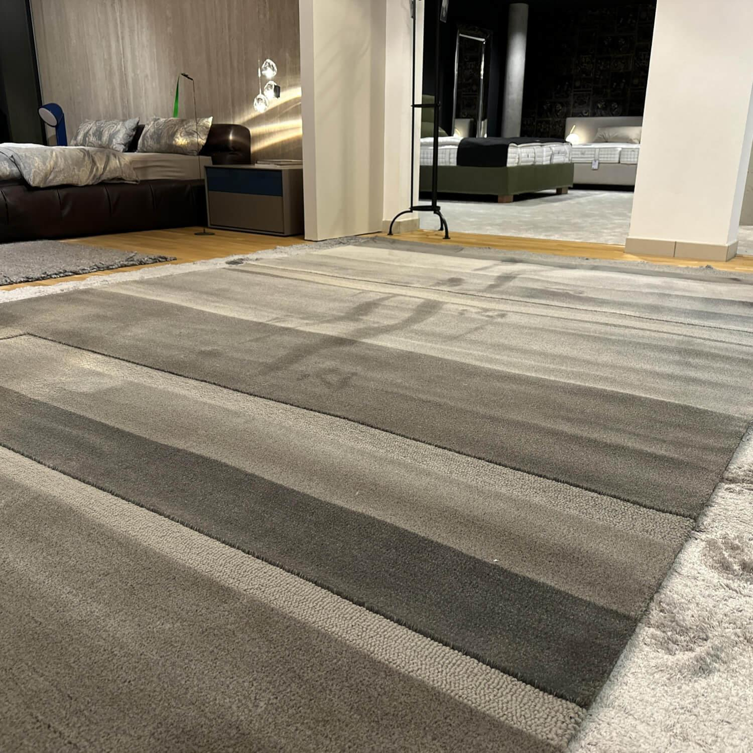 CS Rugs - Teppich 245x375 Division Neuseeländische Wolle 15024 006 Grau Beige - 5
