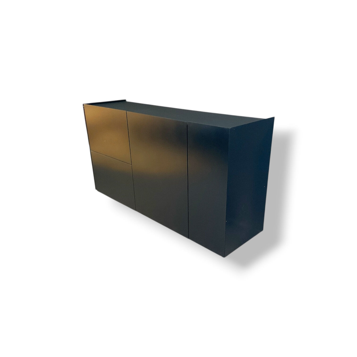Interlübke - Sideboard Jorel Lack Schwarzgrau Mit Abdeckplatte Glas Mattiert - 4