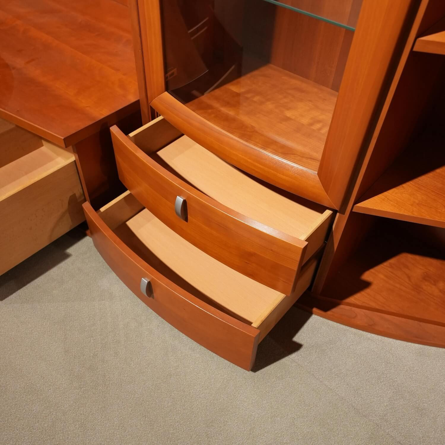 Thielemeyer - Wohnwand Rio Kirschbaum Inklusive Halo Strahler Und Trafo - 3