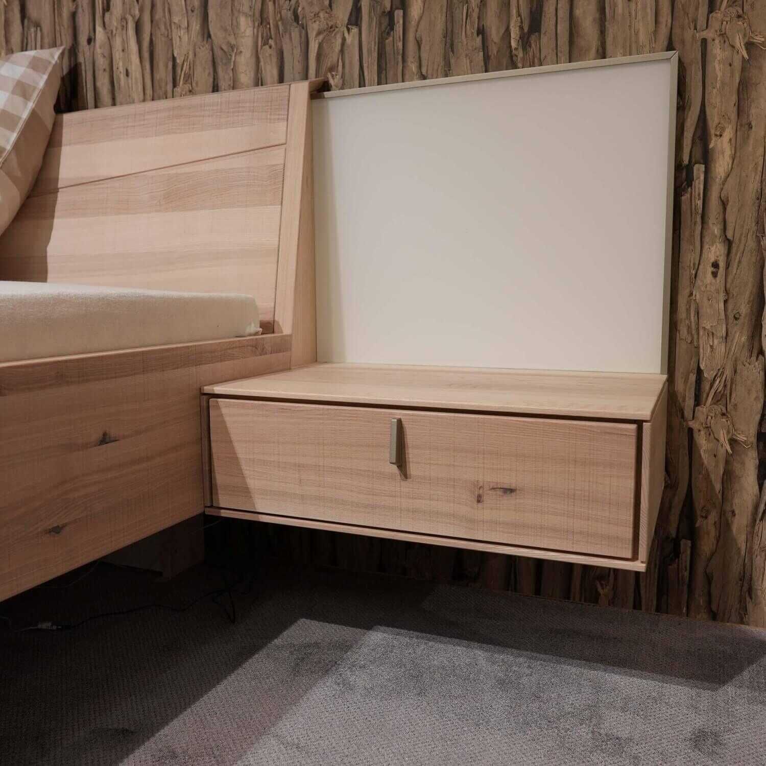 Thielemeyer - Schlafzimmer Meta Esche Lack Weiß Bett Kommode - 4