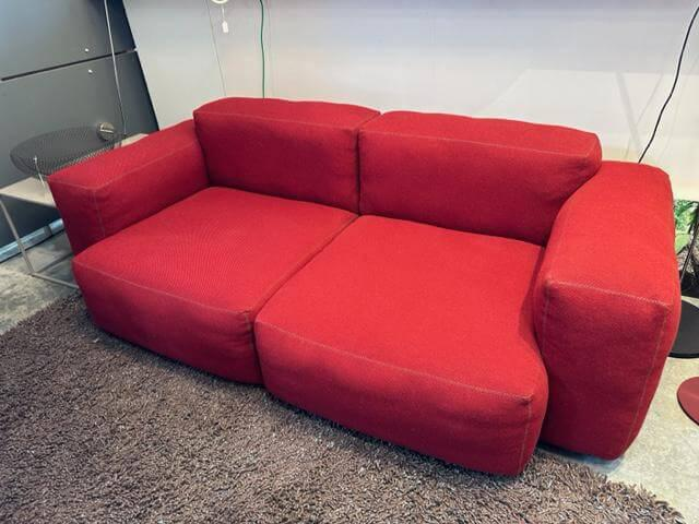 Hay - Sofa 2-seater Mags Soft Cover Hallingdal 687 Stitching Dark Grey - 3