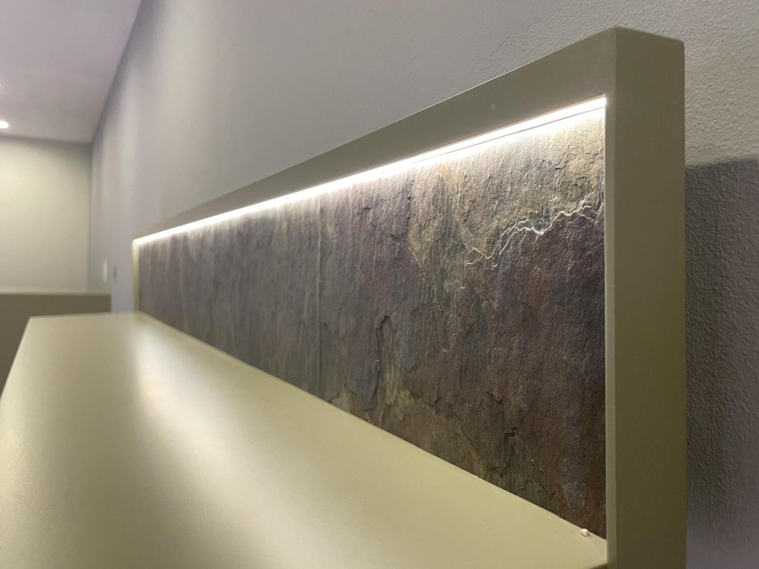 WK Wohnen - Anbauwand R WK 480 Framento Korpus Und Front Lack Matt Troop Grau - 8