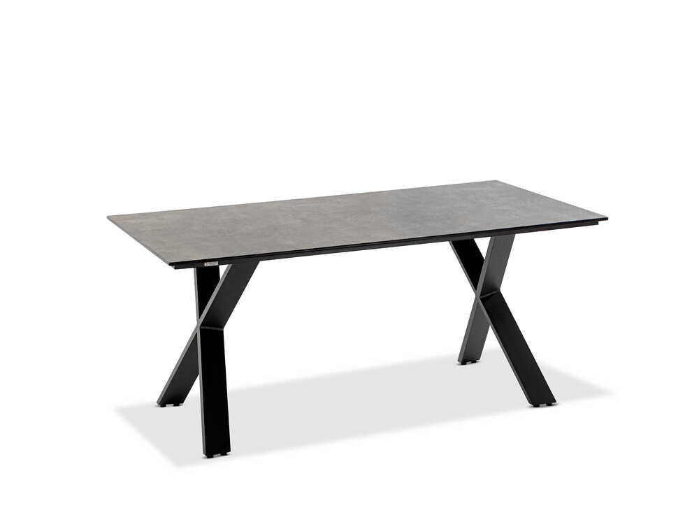 Niehoff - Tisch Noah Gestell Aluminium Pulverbeschichtet Anthrazit Tischplatte - 1