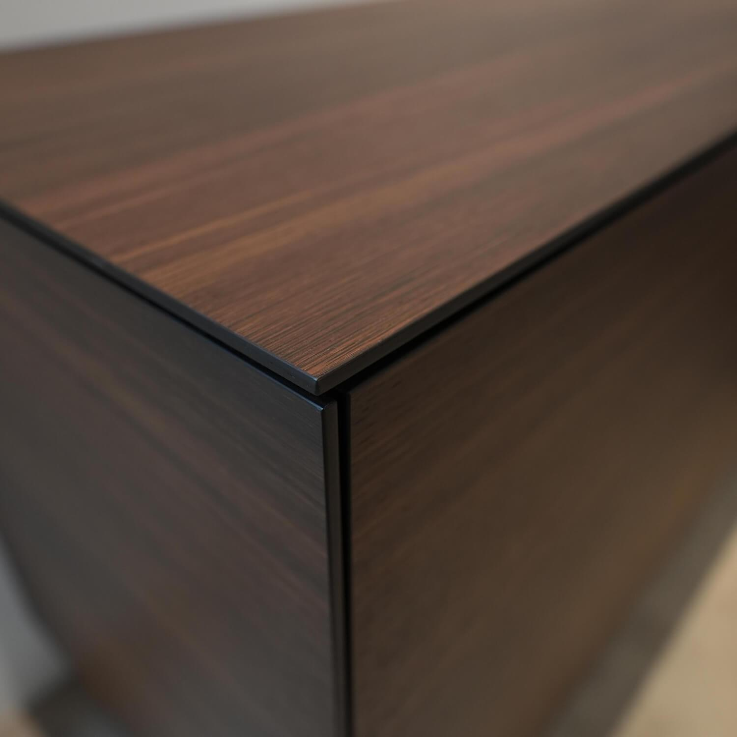 Kettnaker - Sideboard Korpus Holz Rauch Regalfächer Und Fußgestell Vulkangrau - 7