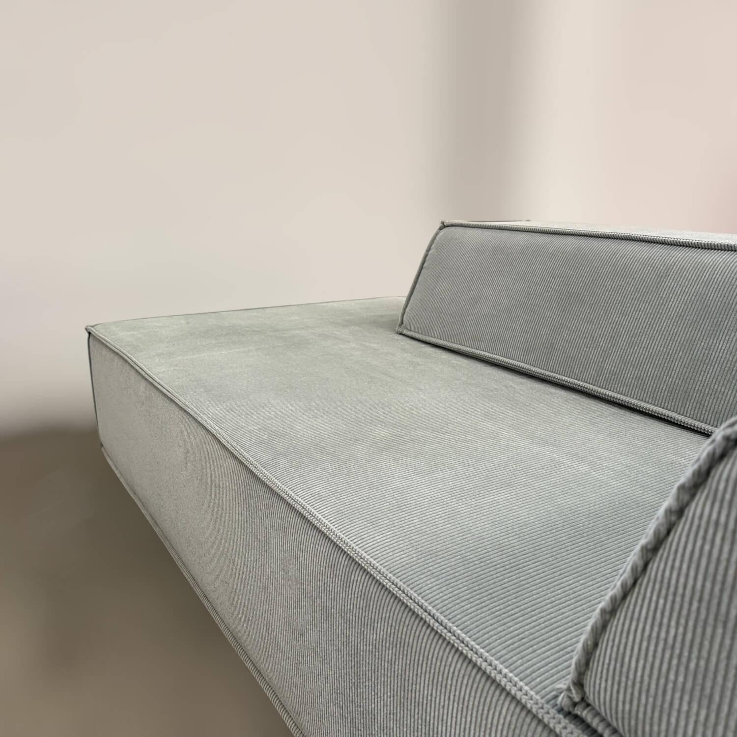 COR - Sofa Trio 59400 Stoff 9083 Zartgrün Mit Stopp Gleitern Kunststoff - 4