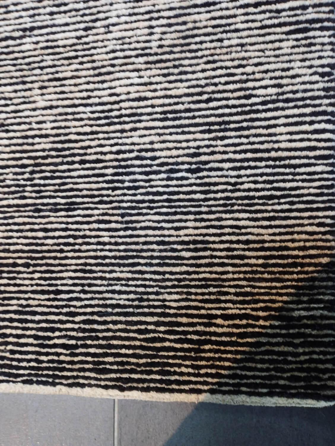 Domaniecki - Teppich Naturitas Pur 100 Cut&Cut NYC Black Handgeknüpft In Schwarz-Weiß - 2
