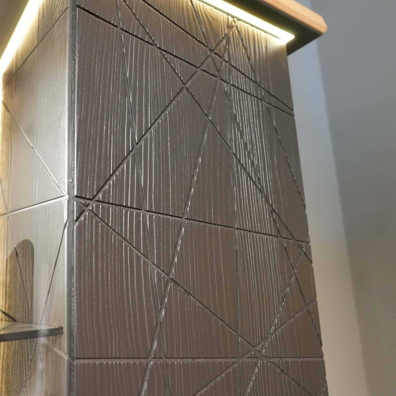 Voglauer - Vitrine V-Aura Eiche Select Geölt Lärche Schwarz Strukturiert - 4