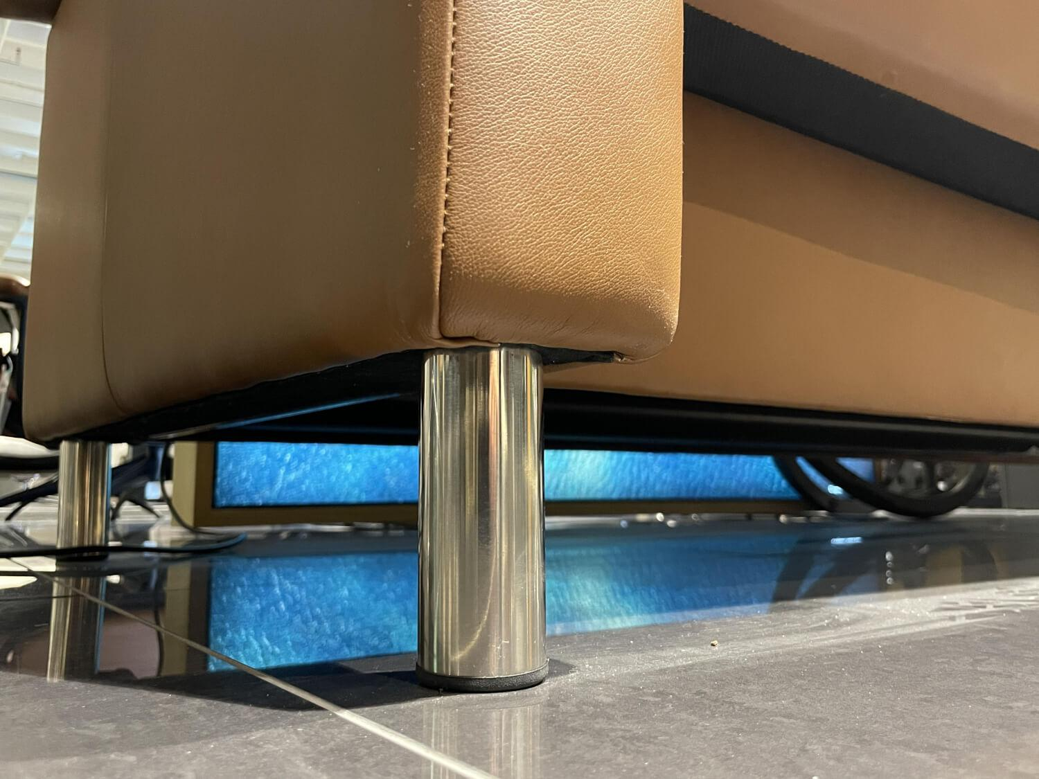 Stressless - Polstergarnitur Aurora A Leder 094 Paloma 42 Copper Braun Fuß 010 Stahl Rund Silber - 5