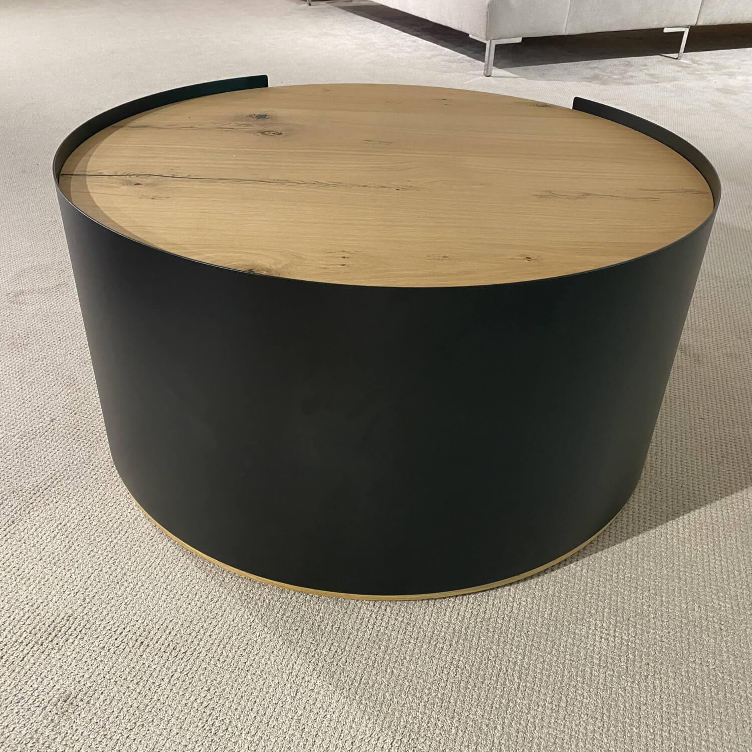 Gwinner - Couchtisch Style Balkeneiche natur mit Rollen - 5