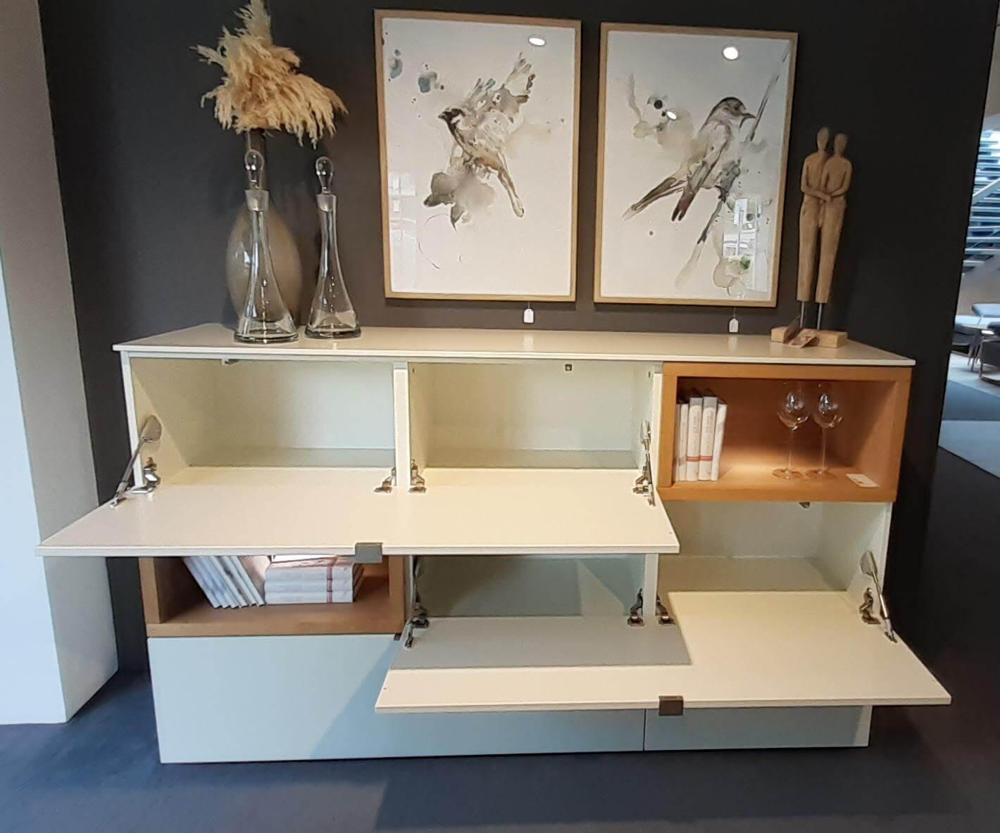 Venjakob - Sideboard Andiamo Lack Weiß Matt Wildeiche Hell Geölt - 3