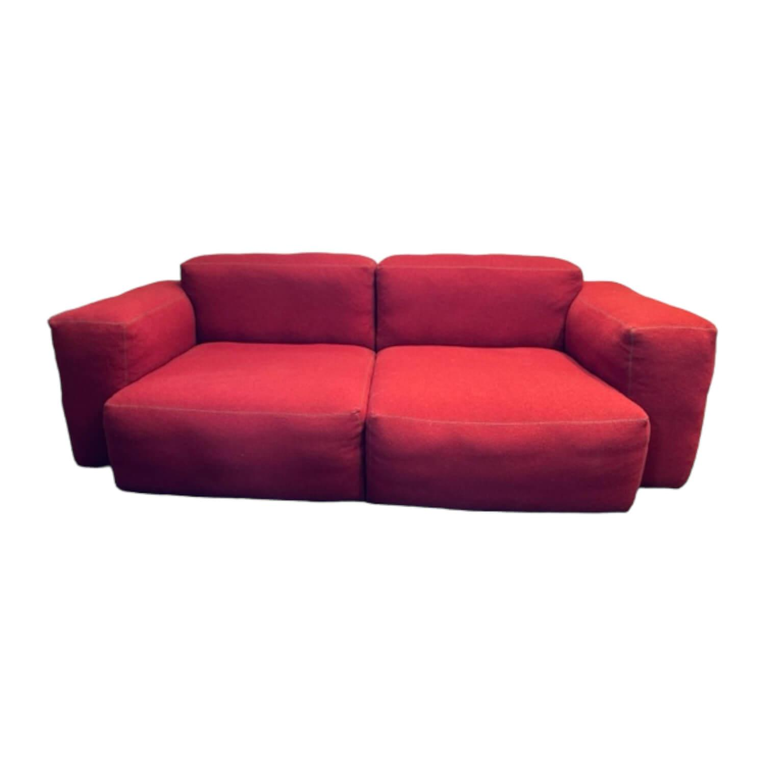 Hay - Sofa 2-seater Mags Soft Cover Hallingdal 687 Stitching Dark Grey - 1