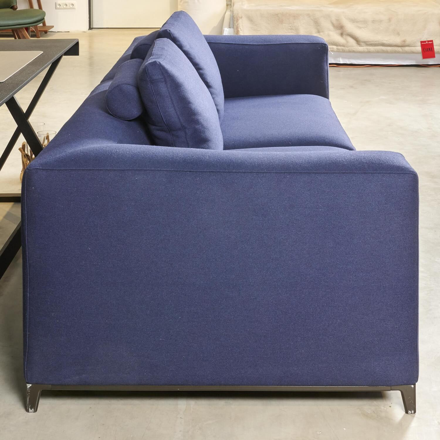 B&B Italia - Sofa MICHEL CLUB Stoff SERRA Marinenblau 2025850 Gestell Schwarz - 8