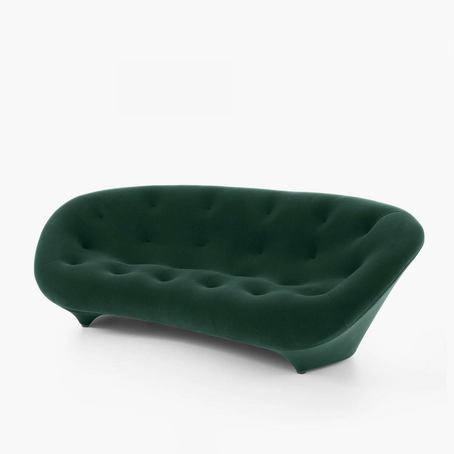 Ligne Roset - Sofa Ploum Hochlehner Stoff Gentle Pin Grün - 2