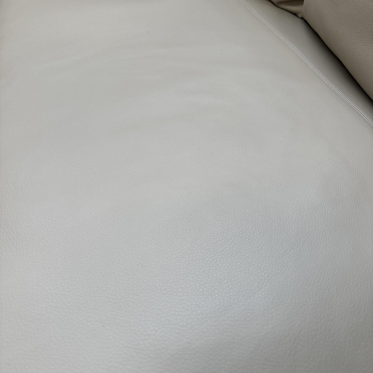 COR - Sofa Mell Lounge 48322 Leder 242 Taupe Fußrahmen Verchromt Mit Filzgleitern Inklusive 3 Rückenkissen Mit Rollen 28020 - 9