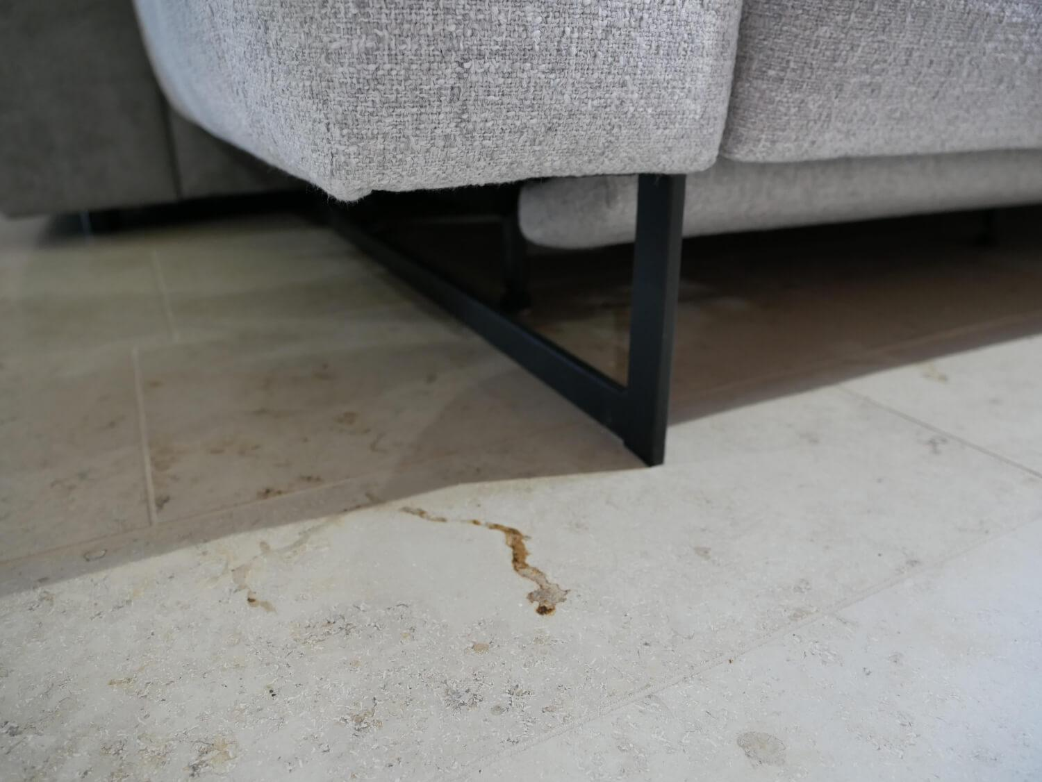 DFM - Ecksofa Klier Concept NO-05 Stoff Oasis 196 Shell Grau Metall Schwarz - 3