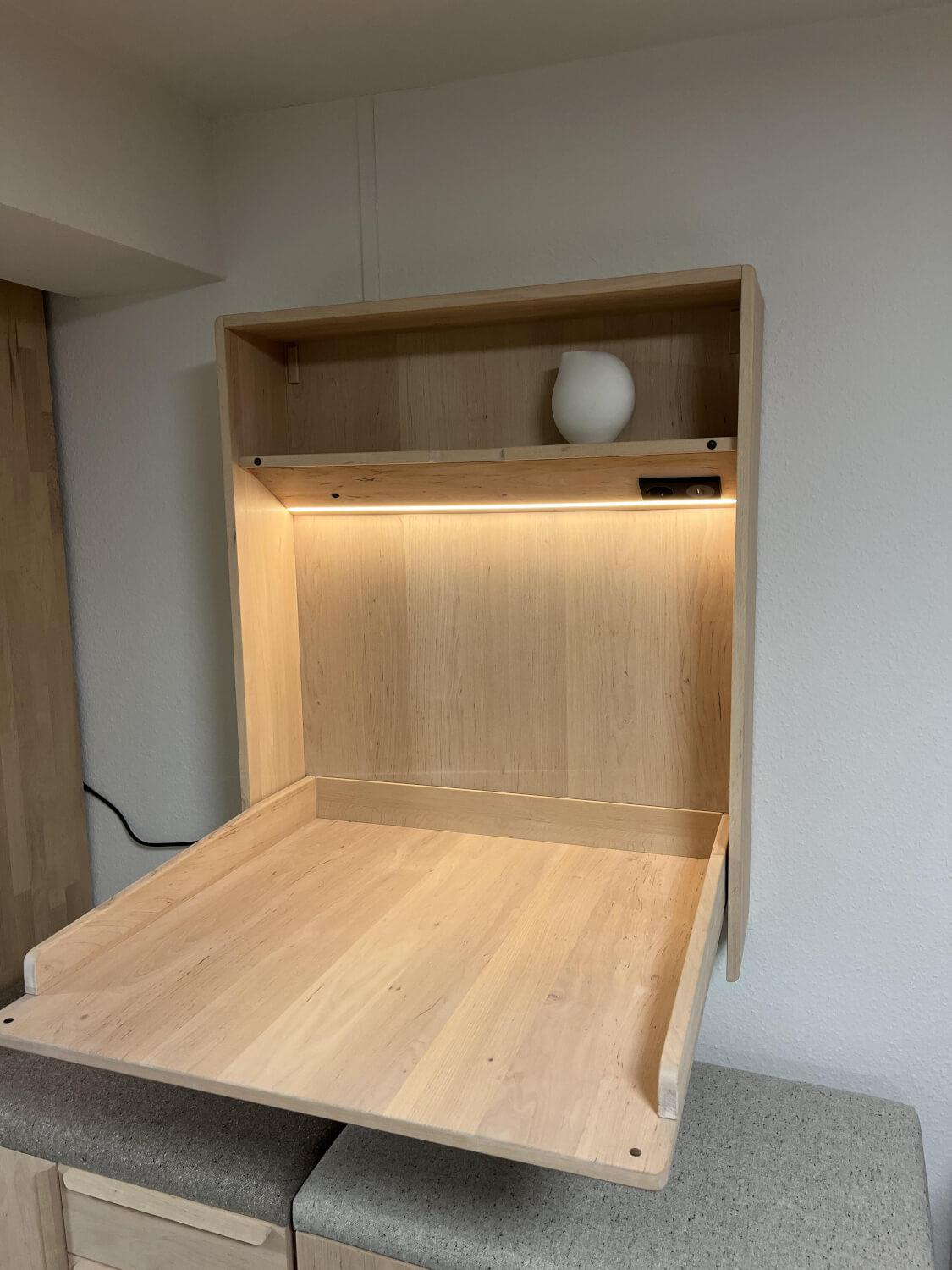 Team 7 - Wandmodul Kids Erle Weißöl Inklusive Beleuchtung - 4