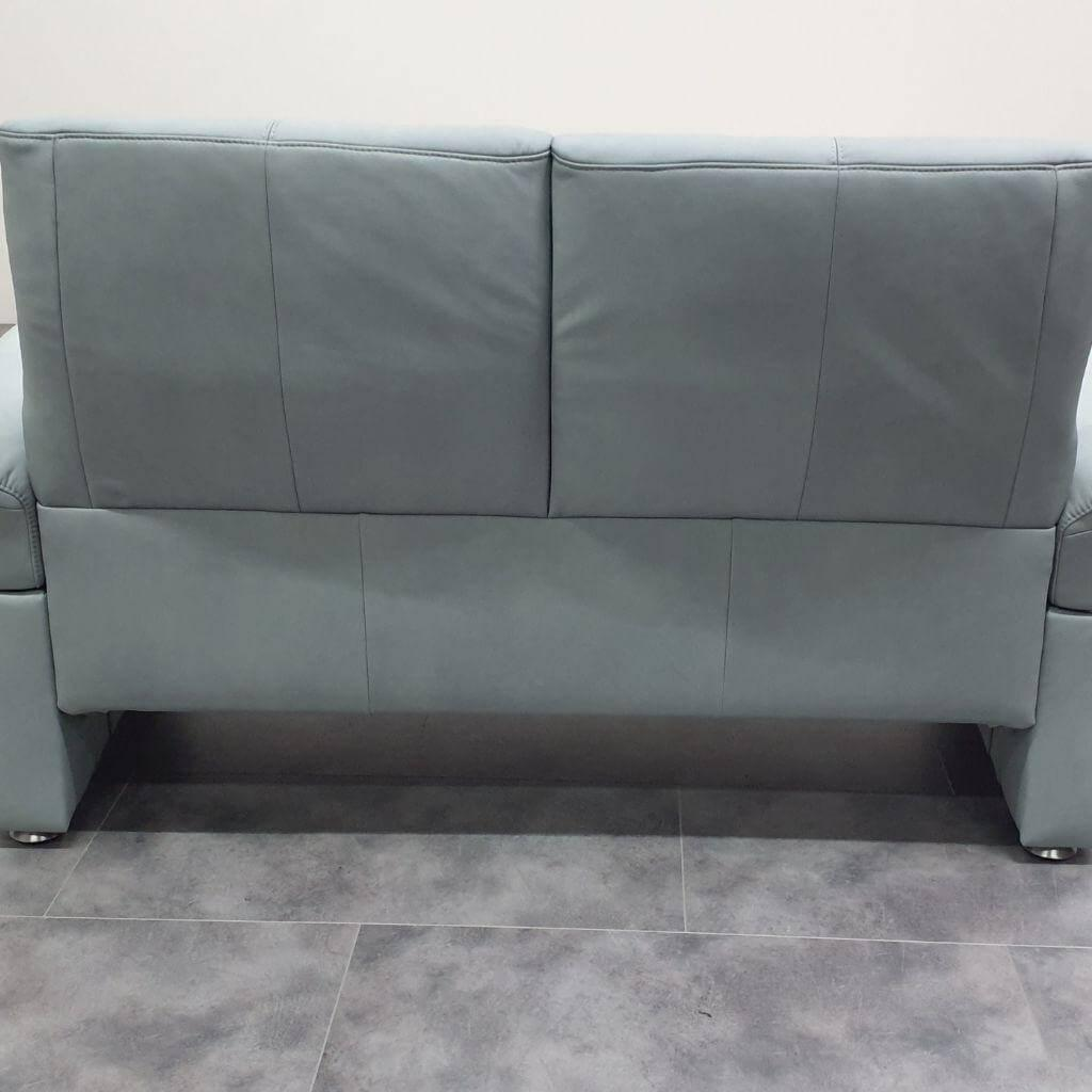 himolla - Sofa 2,5-Sitzer 6001 87 N42 Vorziehcouch Mit Abklappbaren Seitenteilen Leder 22 Soft Nappa Jade Grau Grün - 6