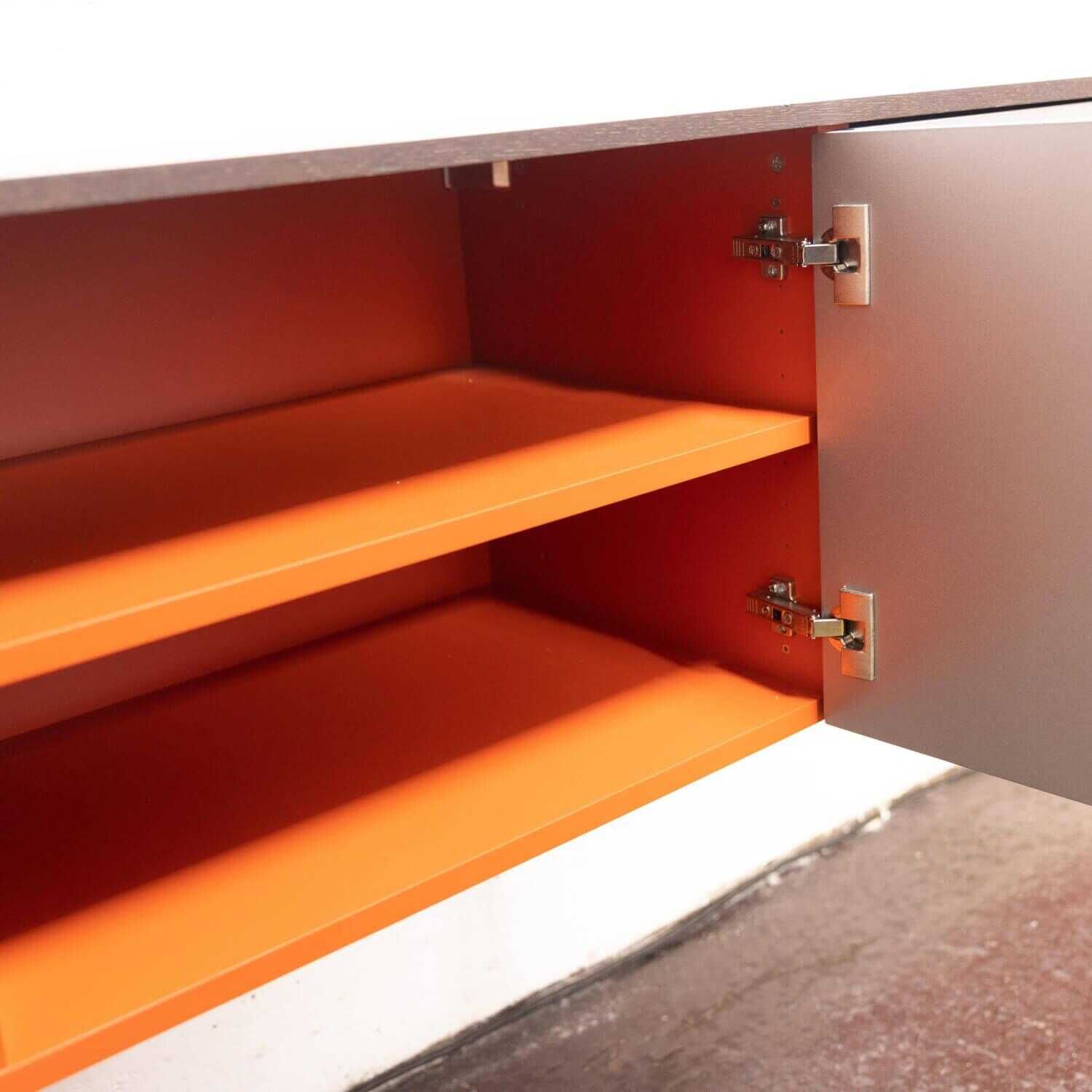 Sideboard Pure Alufarbig Orange