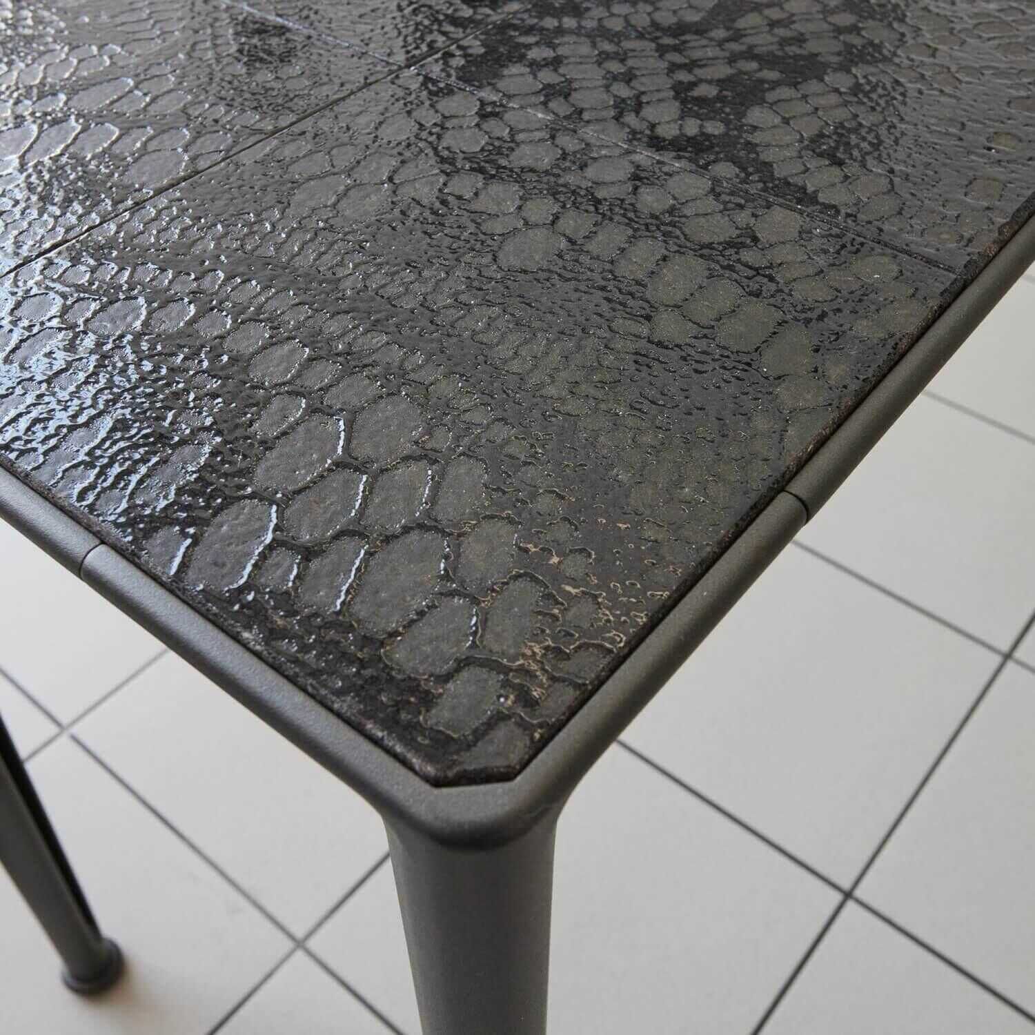 B&B Italia - Outdoor Konsole Mirto Platte Anthrazit Dekor Gestell Anthrazit Lackiert - 4