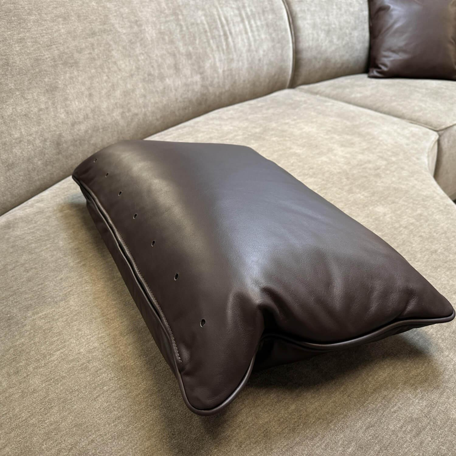 Bielefelder Werkstätten - Sofa Nimbo Stoff Savoy BW 1792-323 Taupe mit 3 Kissen - 7