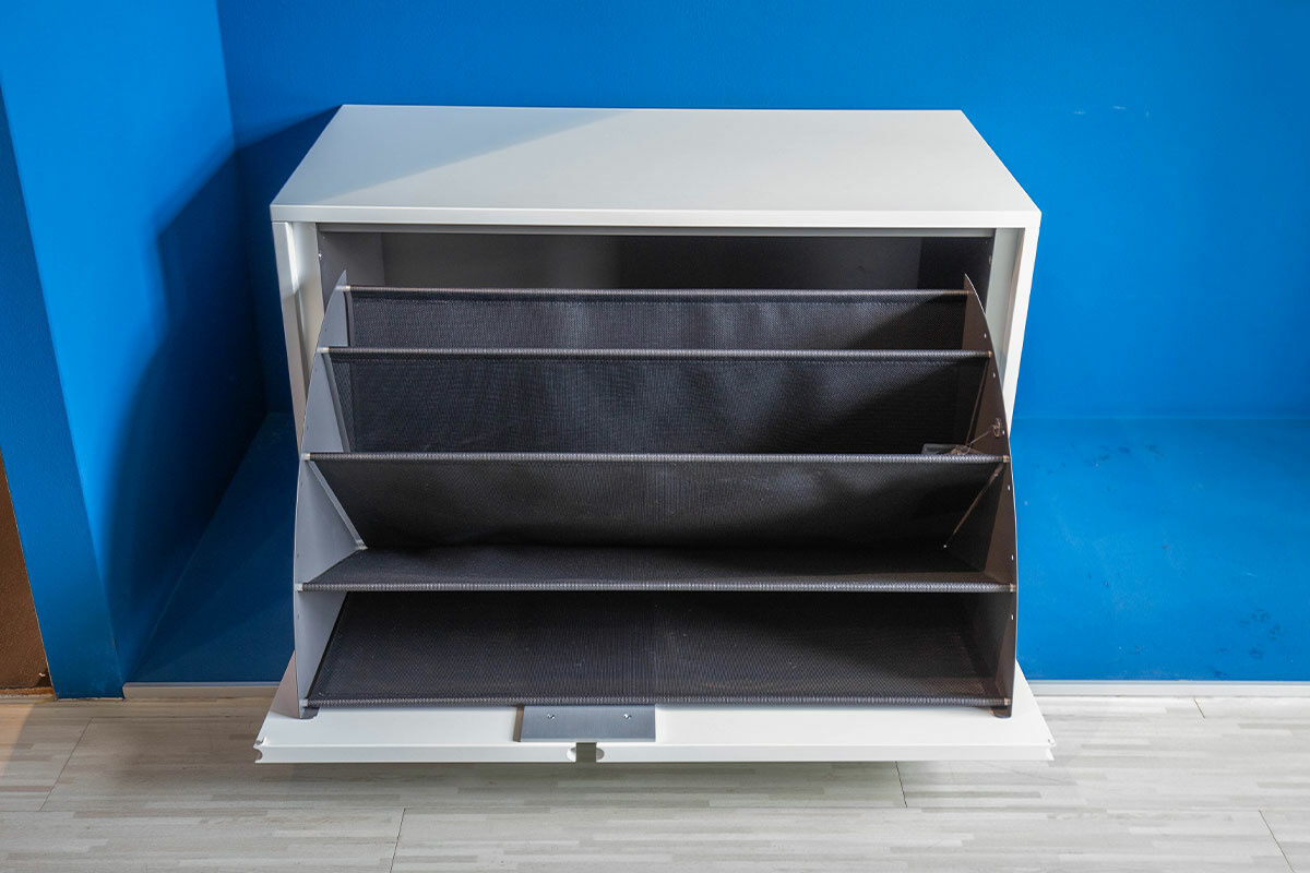 Schönbuch - Bank Stripes MDF Lackiert Schneeweiß - 4