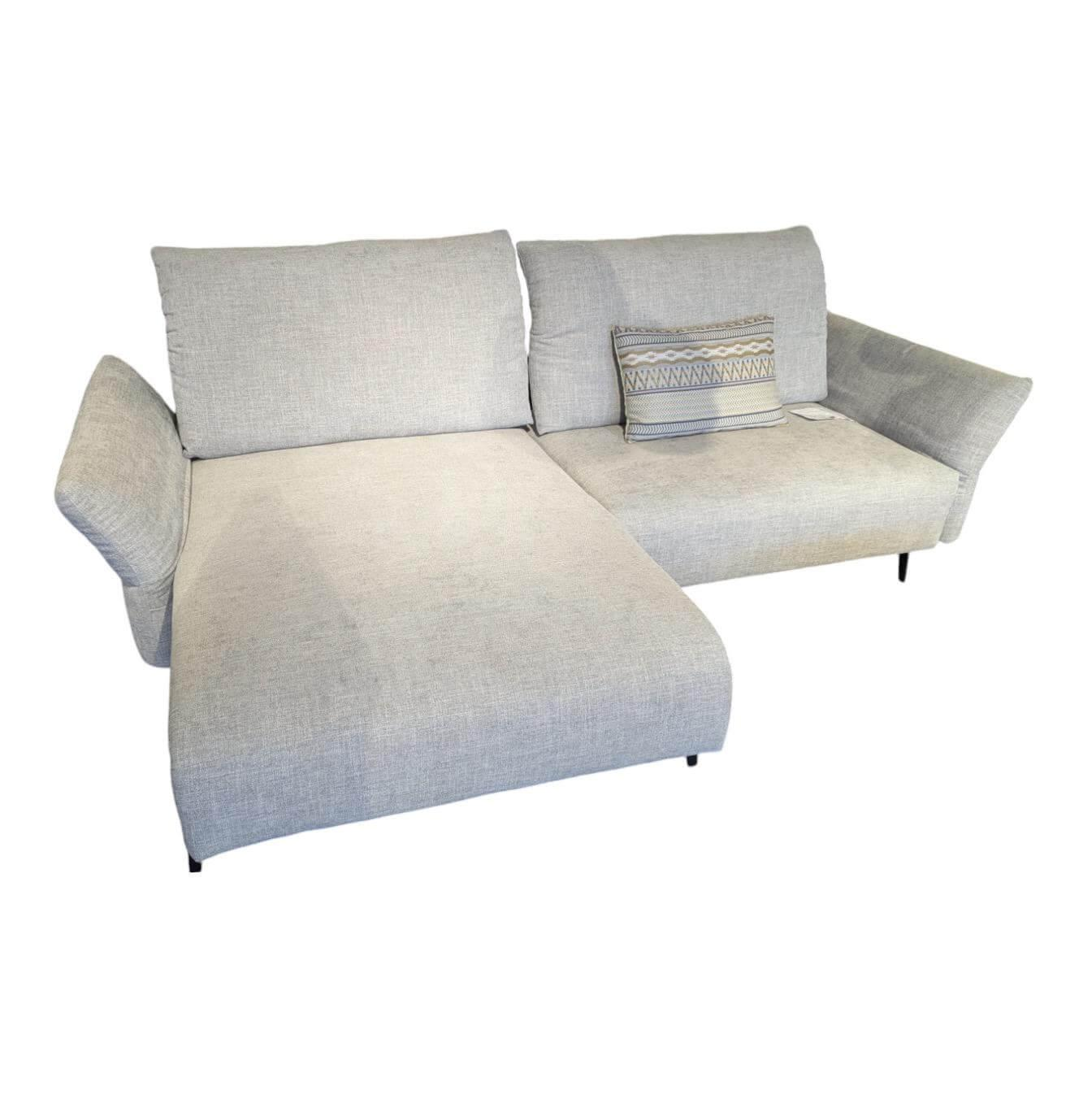 W. Schillig - Ecksofa 28660 Selinaa Stoff S43/21 Silbergrau mit 1 Kissen - 1