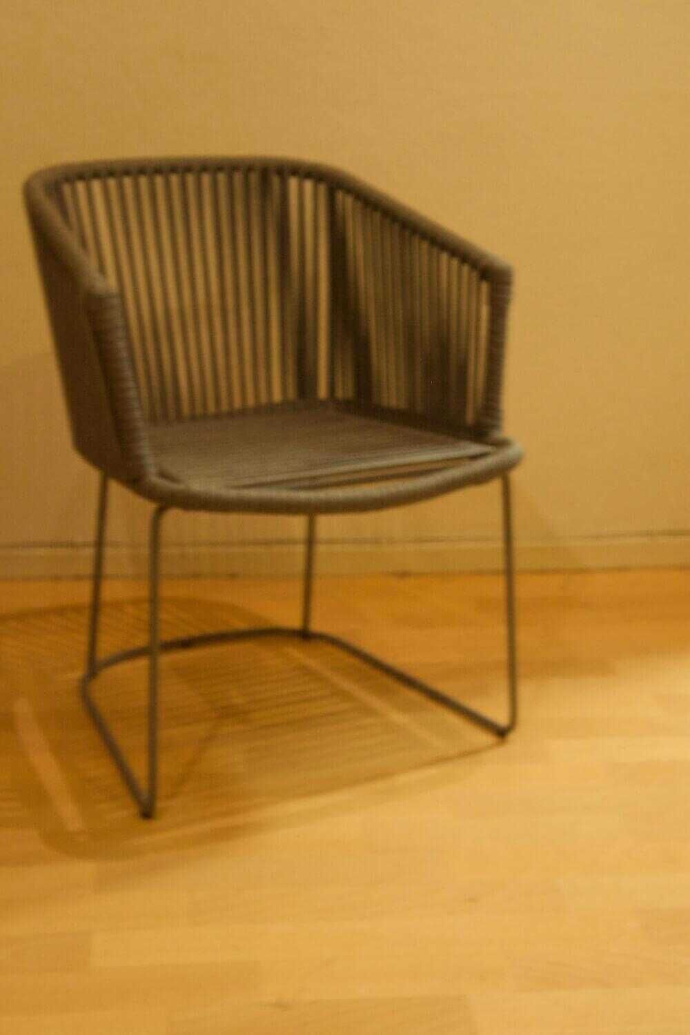 Cane Line - Stuhl Moments Gewebe Grau Gestell Aluminium Pulverbeschichtet - 2