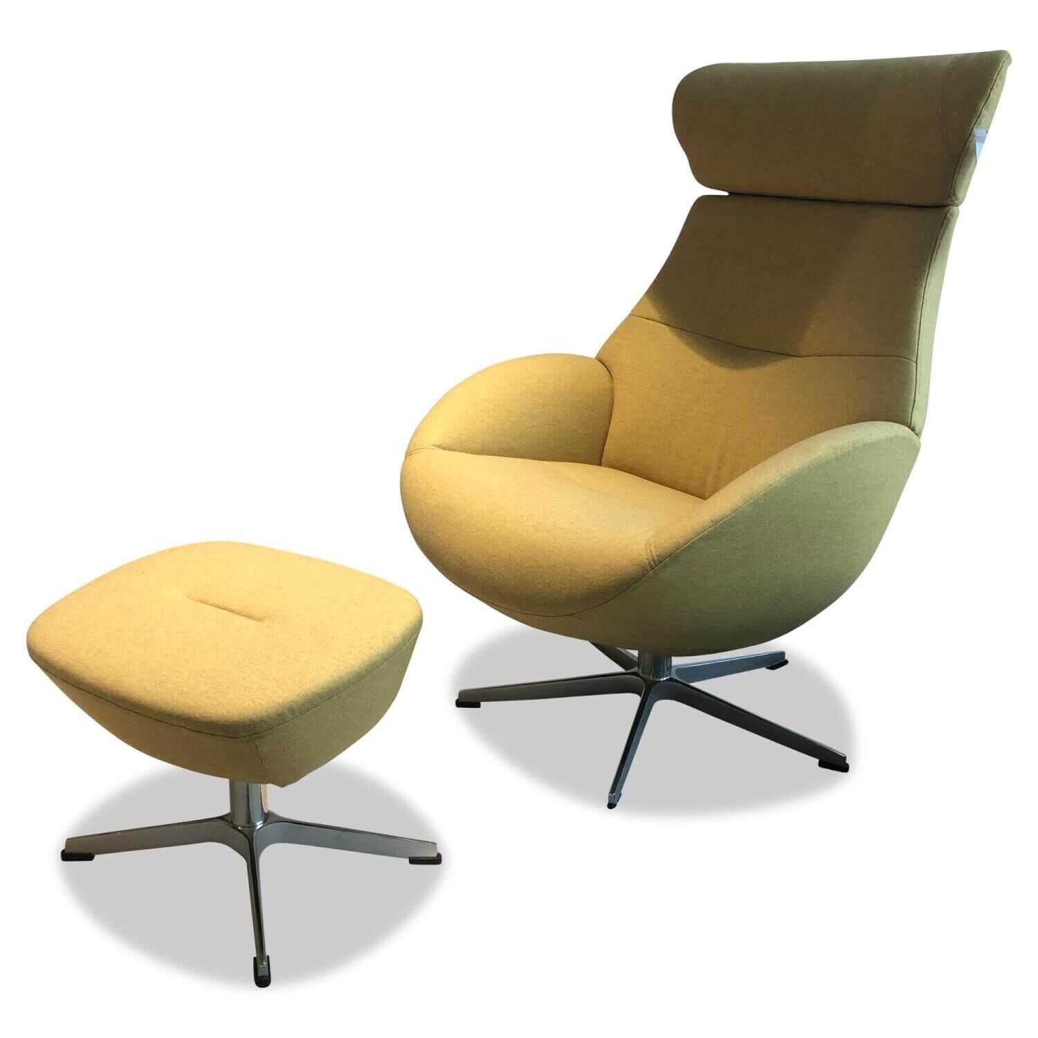 Conform - Sessel Globe C-Chair Stoff Sheford 1383-17 Mustard - 1