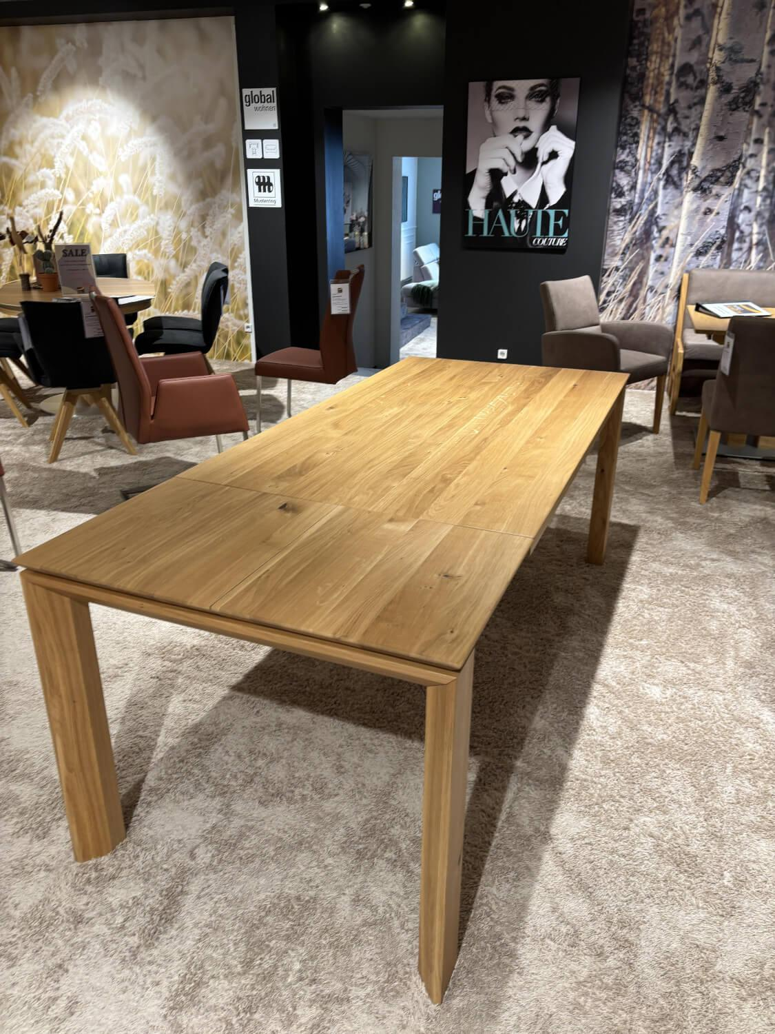 Krüger & Krüger - Esstisch Oslo Asteiche Massiv Inklusive Klappeinlage - 5