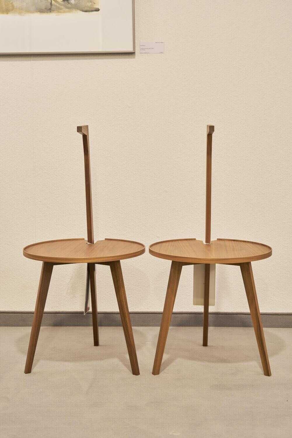 Cassina - Beistelltisch Set Cicognino in Nussbaum - 3