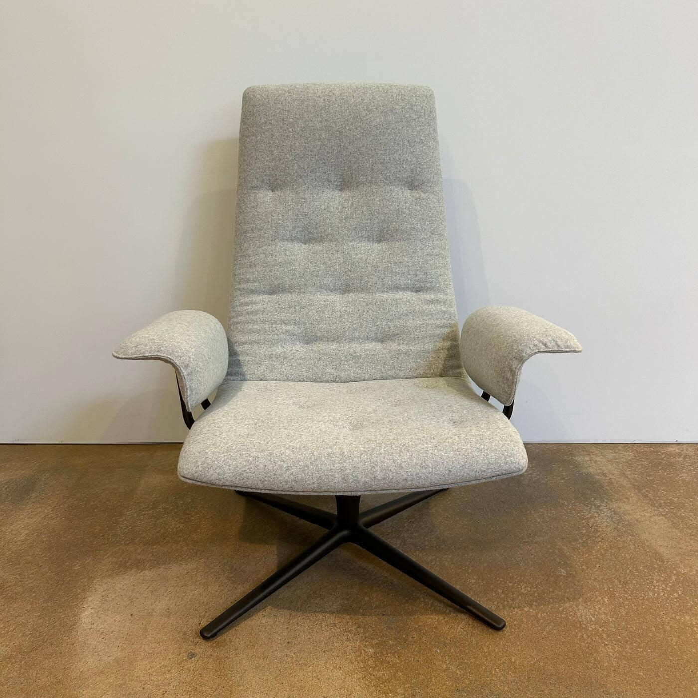 Walter Knoll - Sessel Healey Soft 184 10 Stoff Divina Melange 2 120 Hellgrau Grau Gestell Bronze Schwarz  Matt Pulverbeschichtet - 5