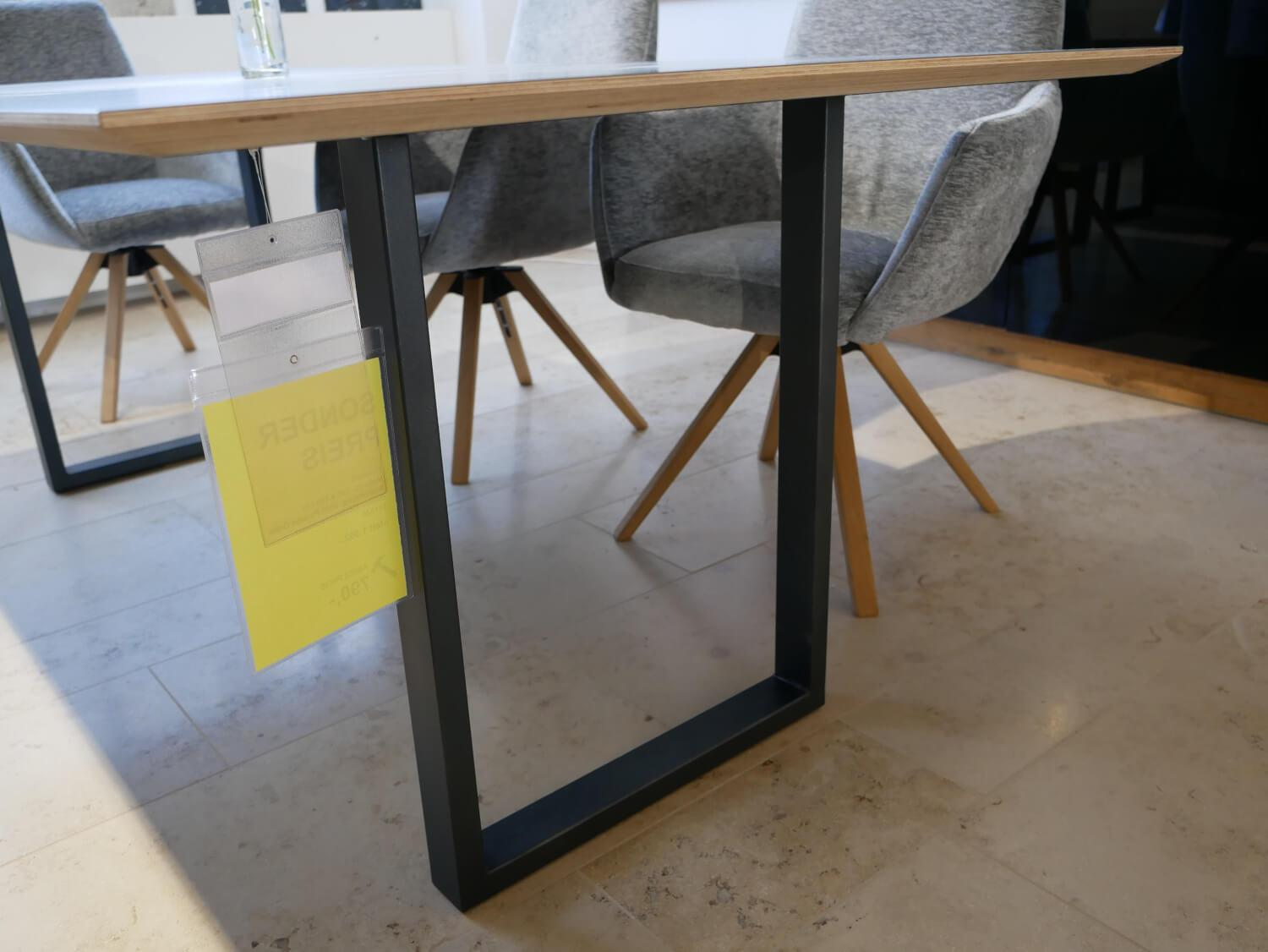 Nouvion - Esstisch Fenix Holz 2630 Piomba Doha Platte Multiplex Schweizer Kante - 2