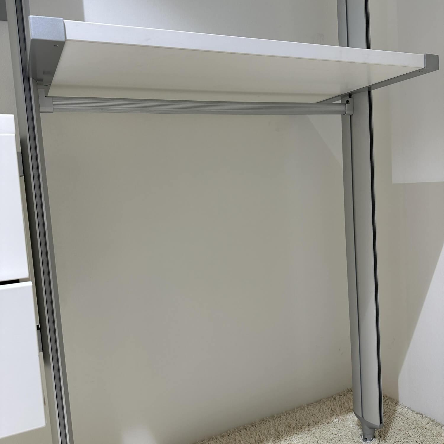 Trüggelmann - Garderobe Stollen System Genesys Gestell Aus Aluminium Schubkästen Sowie Böden Melamin Weiß - 6