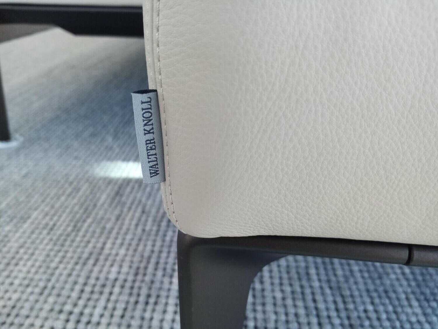 Walter Knoll - Lederbett Jaan Leder Congress 1367 Beige Stühle Schwarz mit Polsterbank ohne Matratzen - 5