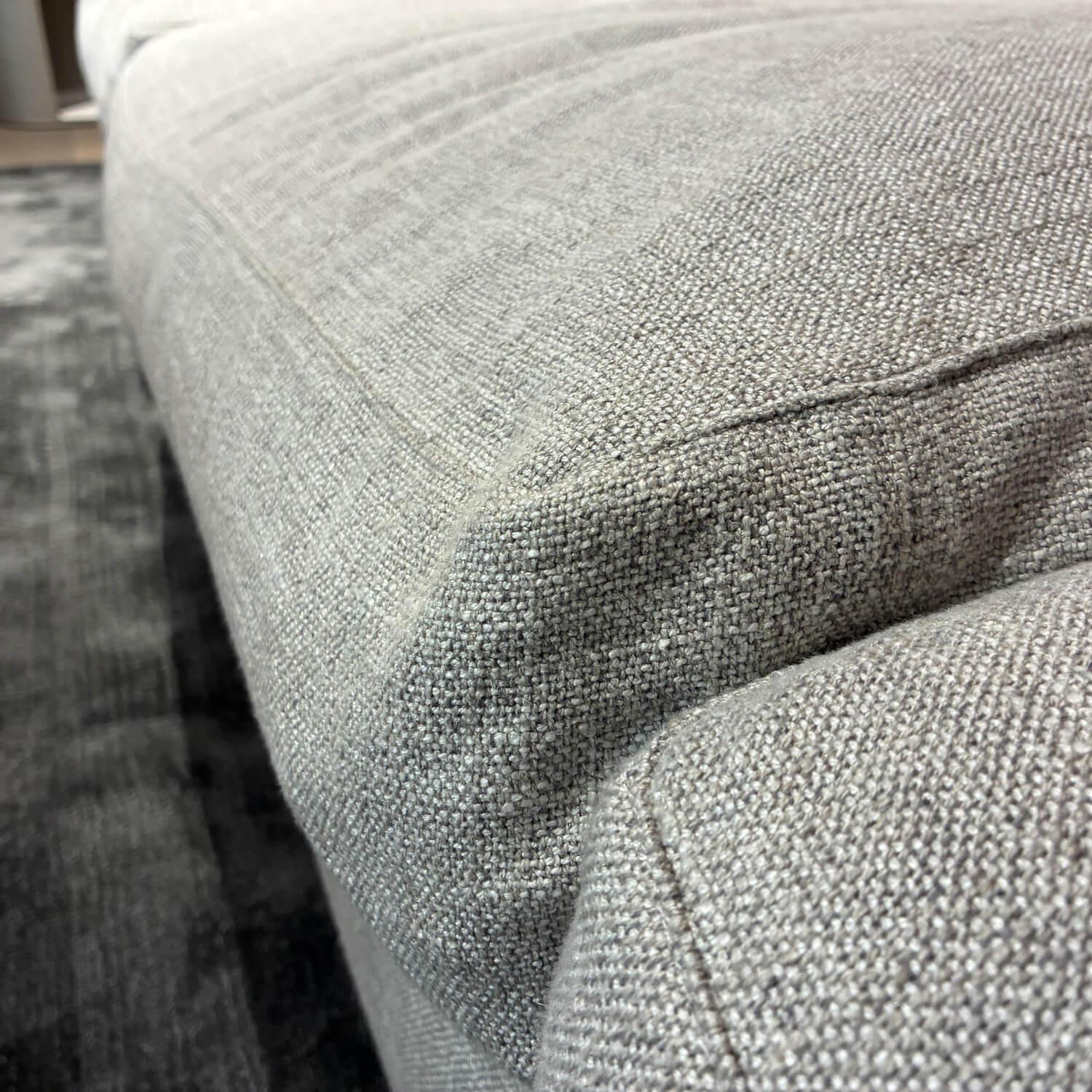 Flexform - Sofa Groundpiece Stoff Elvira 1722 Grau Füße Metall Inklusive Hocker Bangkok - 9