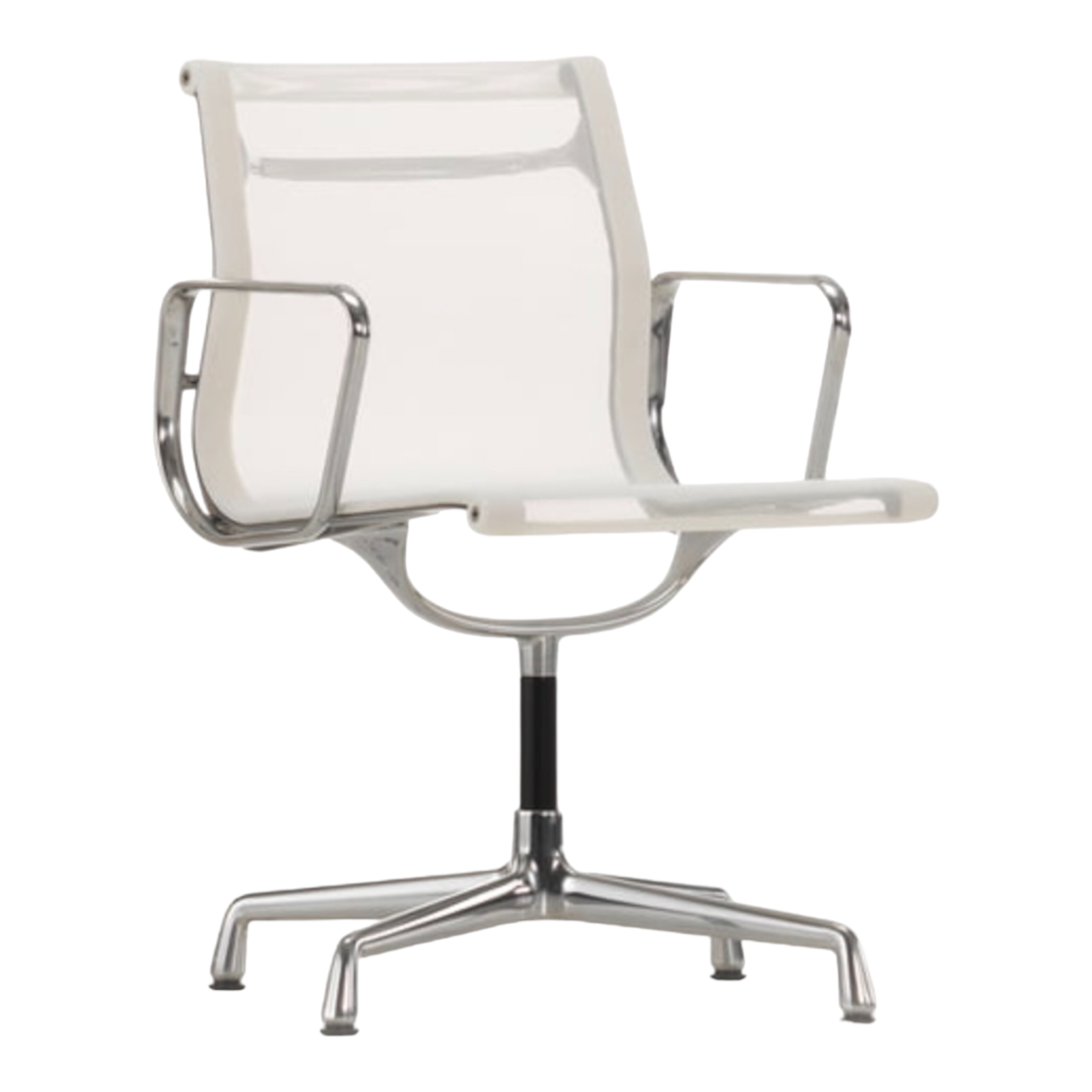 Stuhl Aluminium Chair EA 104 Neue Version Netzgewebe Weiß